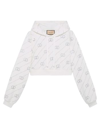 Gucci Women's Jersey Sweatshirt With Interlocking G