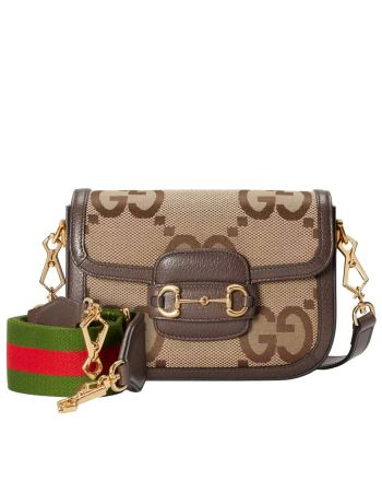 Gucci Horsebit 1955 jumbo GG Mini Bag 658574 Brown